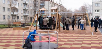 На улице Игримской в Тюмени обновили один из дворов